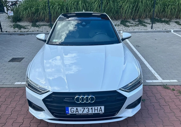 Audi A7 cena 249000 przebieg: 113000, rok produkcji 2020 z Toruń małe 106